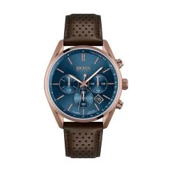 Hugo Boss Montre Homme Boss 1513817 - Bracelet Cuir Marron