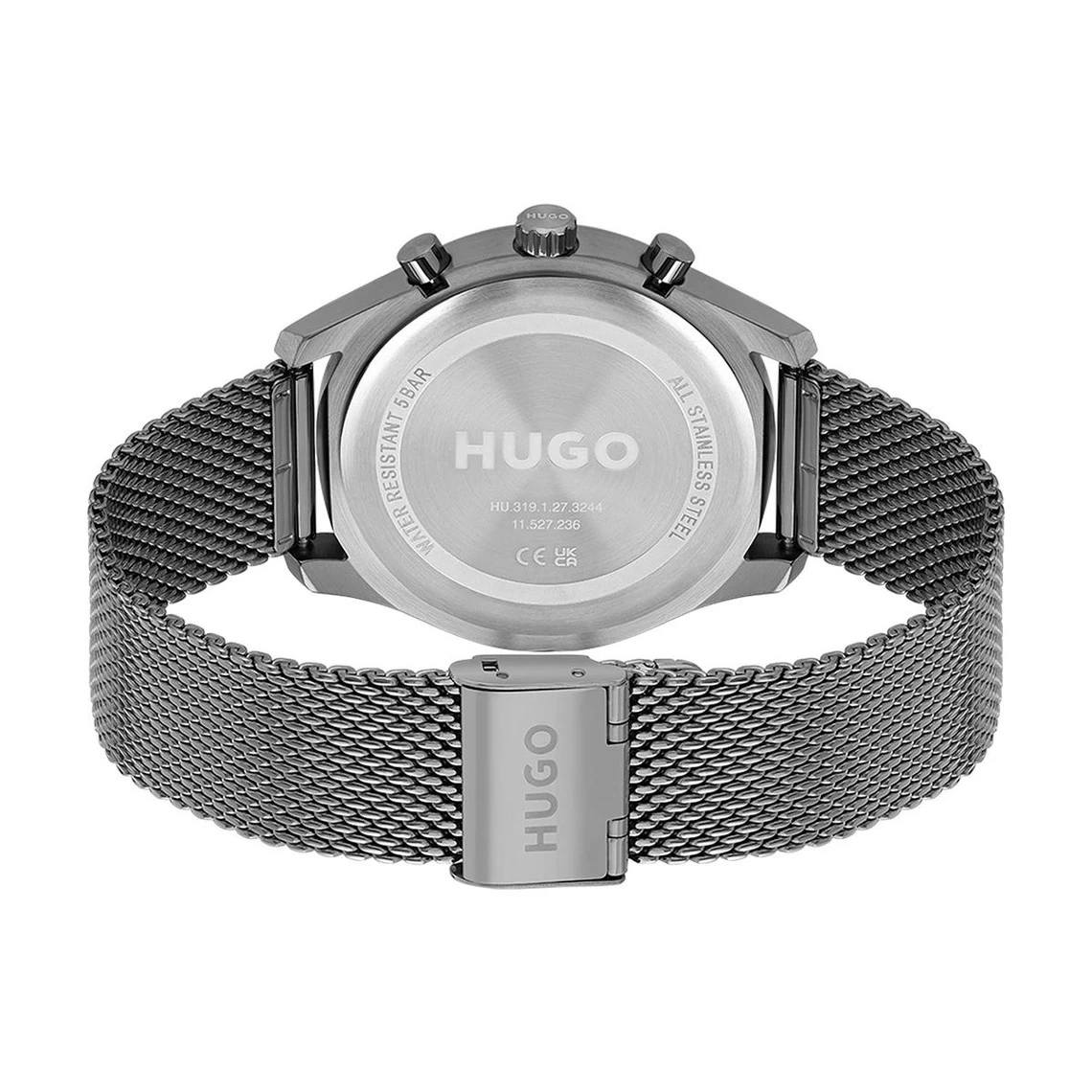 Hugo Boss Montre Homme Boss Montres CHASE 1530261 - Bracelet Acier Gris 2 Hugo Boss Montre Homme Boss Montres CHASE 1530261 - Bracelet Acier Gris – Image 2