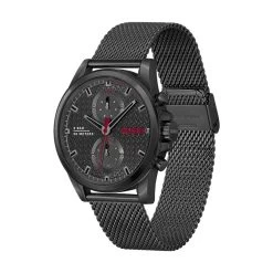 Montre Hugo 1530317 - Montre Homme 5 Montre Hugo 1530317 - Montre Homme -Montres De Mode montre homme hugo boss run 1530317 bracelet acier noir 3515748 3 1140x1140