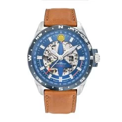 Montre Homme Patrouille De France ATHOS 8 668109 - Bracelet Cuir Marron