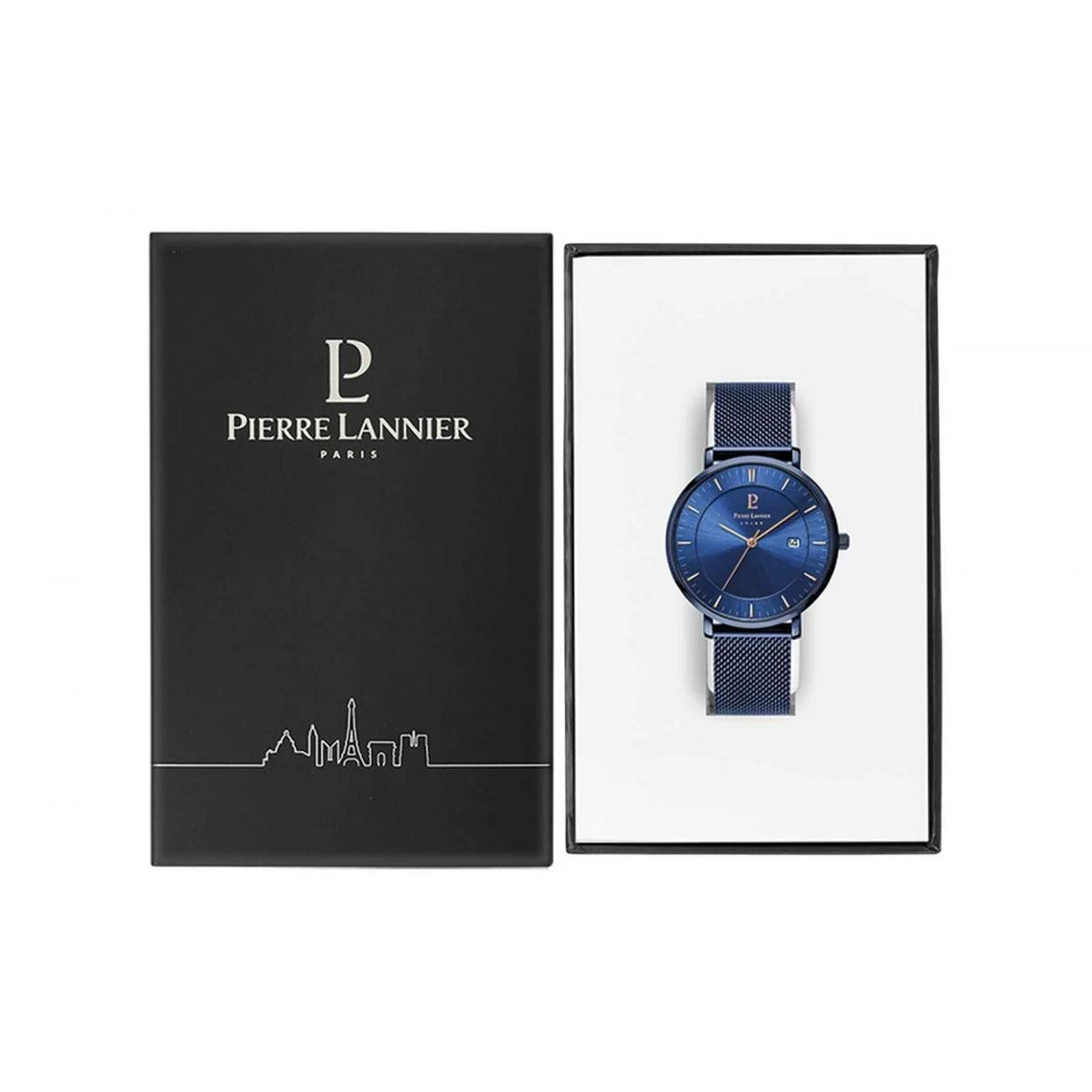 Montre Homme Pierre Lannier INTI 209G469 - Bracelet Acier Bleu 5 Montre Homme Pierre Lannier INTI 209G469 - Bracelet Acier Bleu – Image 5