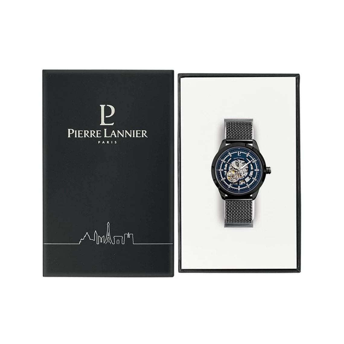 Montre Homme 330D469 - Bracelet Acier Noir 5 Montre Homme 330D469 - Bracelet Acier Noir – Image 5