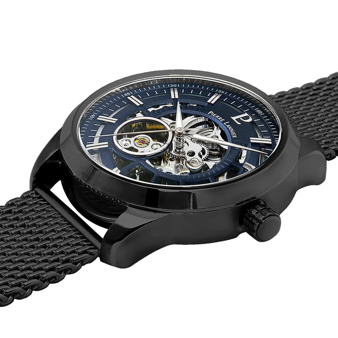 Montre Homme 330D469 - Bracelet Acier Noir 2 Montre Homme 330D469 - Bracelet Acier Noir – Image 2