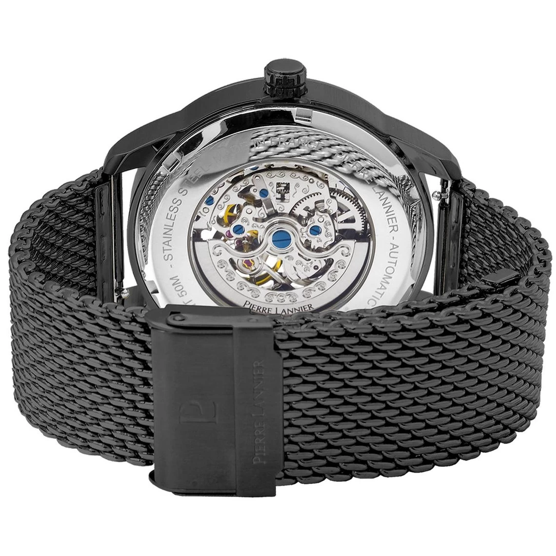 Montre Homme 330D469 - Bracelet Acier Noir 4 Montre Homme 330D469 - Bracelet Acier Noir – Image 4