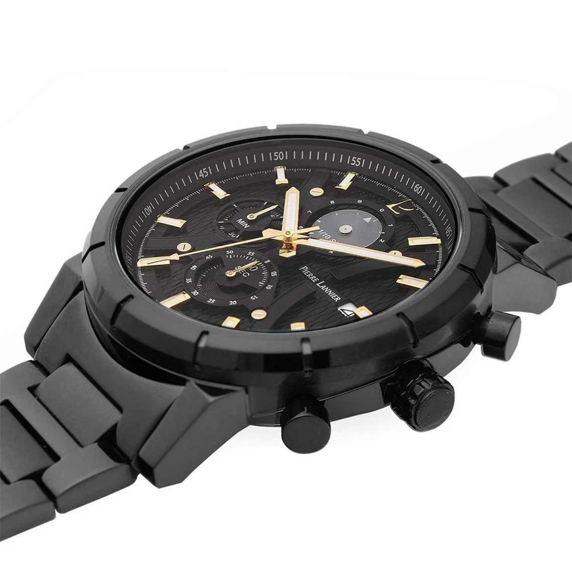 Montre Homme Pierre Lannier CRITERIUM 225H439 - Bracelet Acier Noir 2 Montre Homme Pierre Lannier CRITERIUM 225H439 - Bracelet Acier Noir – Image 2