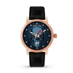 Montre Homme Police COLLIN PL.15404JSR-03 - Bracelet Cuir Noir