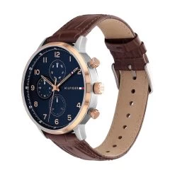 Montre Tommy Hilfiger 1791987 - Montre Homme -Montres De Mode montre homme tommy hilfiger leonard 1791987 bracelet cuir marron 3513982 3 1140x1140