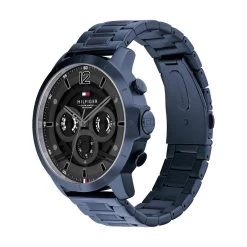 Montres De Mode -Montres De Mode montre homme tommy hilfiger montres luca 1710493 bracelet acier bleu 1710493 1 1140x1140