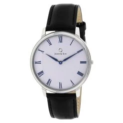 Montre James And Son JAS10061 203 - Montre Cuir Noir Homme