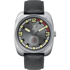 Montre Jaz 2002 Phenix JZ110/1 - Montre Carrée Cuir Noire Homme