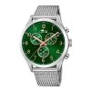 Montre Lotus CHRONO 18637-2 - Chrono Bracelet Milanais Cadran Vert Homme