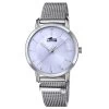 Montre Lotus L18737-3 - TRENDY Acier Argenté Milanais Cadran Bleu Femme