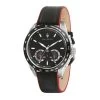 Montre Maserati TRAGUARDO R8871612028 - Montre Chronographe Cuir Noir Homme