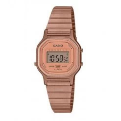 Montre Mixte CASIO LA-11WR-5AEF - Bracelet Acier Doré Rose