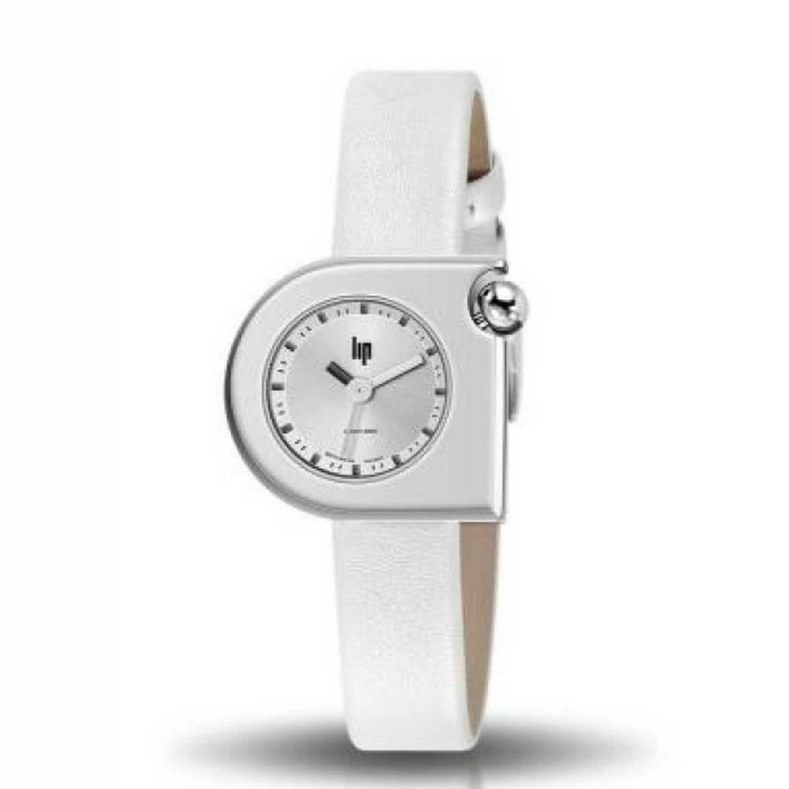 Montre Mixte LIP 671164 - Bracelet Cuir Blanc 1 Montre Mixte LIP 671164 - Bracelet Cuir Blanc
