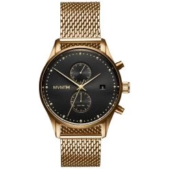 Montre MVMT D-MV01-G2 - Montre Multifonction Maille Milanaise Doré Homme