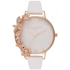 Montre Olivia Burton OB16CB06 - Montre CASE CUFFS Cuir Rose Femme