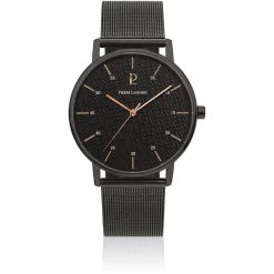 Montre Pierre Lannier 203F438 - Montre Milanaise Acier Noire Homme