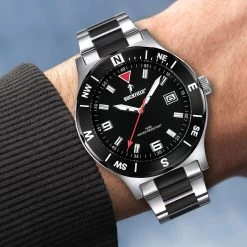 Montre Ruckfield 685022 - Dateur Boîtier Acier Argenté Bracelet Métal Chromé & Noir Homme 8 Montre Ruckfield 685022 - Dateur Boîtier Acier Argenté Bracelet Métal Chromé & Noir Homme -Montres De Mode montre ruckfield homme 685022 685022 4 1140x1140