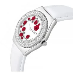Montre So Charm Montres MF316-COQUELICOT-BLANC - Montre Femme -Montres De Mode montre so charm femme mf316 coquelicot 1213361 4 1200x1200