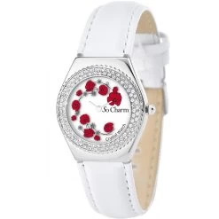 Montre So Charm Montres MF316-COQUELICOT-BLANC - Montre Femme