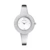 Montre Swarovski 5483853 - Crystal Rose Bracelet Jonc Acier Argenté Lunette Sertie En Micro-Pavé Femme