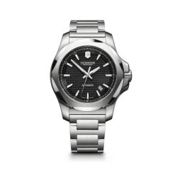 Montre Victorinox 241837 - I.N.O.X. Mechanical, Acier Argenté Cadran Noir Homme