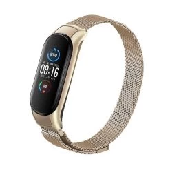 Montres Connectées Mixtes Smarty Montres SW012B4 - Bracelet Acier Doré