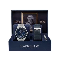 Montre Homme EARNSHAW Hawke Coffret - ES-8118-22 Bracelet Acier Argent -Montres De Mode montres homme earnshaw hawke coffret es 8118 22 bracelet acier argent 3267788 3 1140x1140