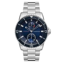 Montre Homme EARNSHAW Hawke Coffret - ES-8118-22 Bracelet Acier Argent