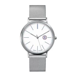 Montres Mixtes Serge Blanco Montres SB90-5 - Bracelet Argent