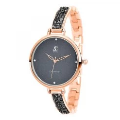 Montre Femme So Charm MF437-OFN - Bracelet Aluminium Doré Rose